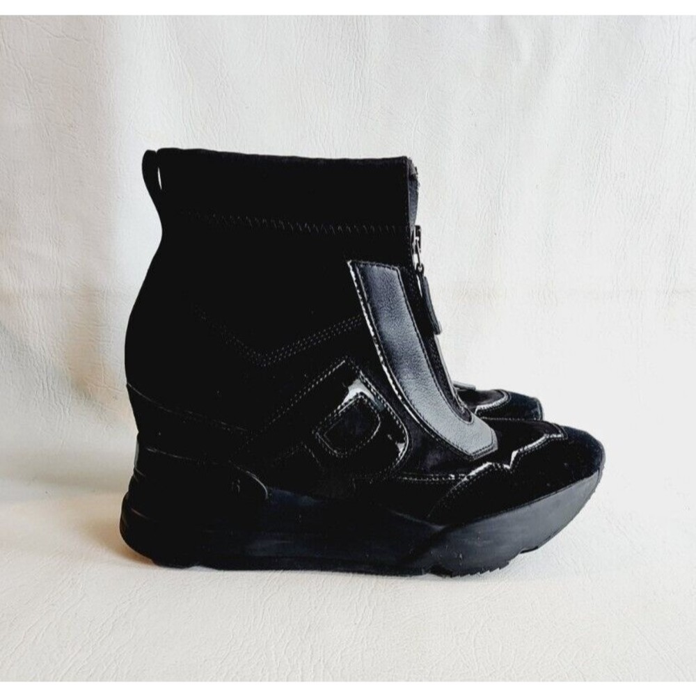 Shoes Women RUCOLINE Ankle Boots Black Leather R-EVOLVE 4105 Carmen Garda 10